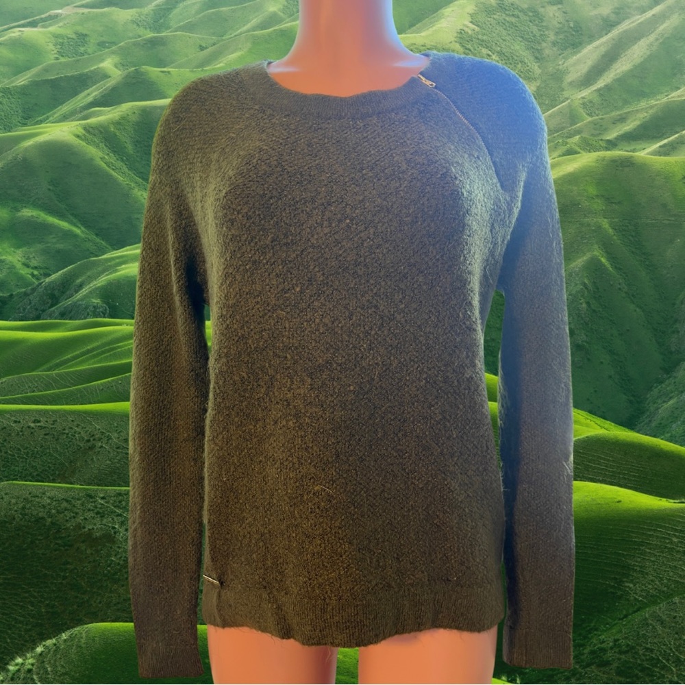 STUNNING GREEN ABERCROMBIE & FITCH PULL-OVER 🍀🍀🦜🦜🦜